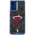 NBA Miami Heat Dark Rust Moto G 5G (2024) Clear Case